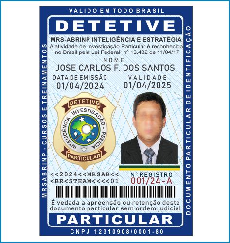 curso de detetive particular em São Paulo SP kit dc-01