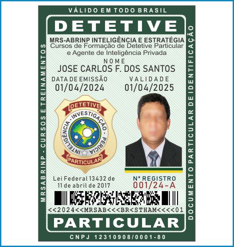 curso de detetive particular em São Paulo SP kit dp-01