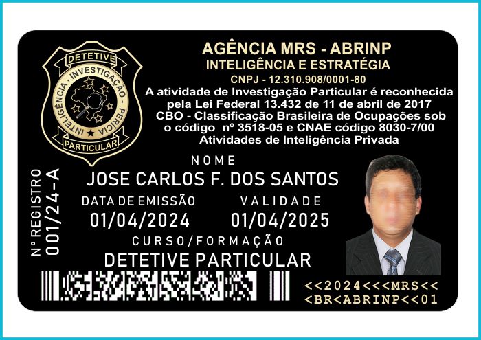 curso de detetive particular em São Paulo SP kit dp-PVC