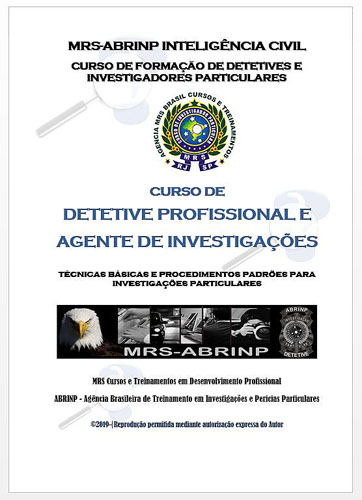 apostila curso detetive particular Mato Grosso