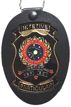distintivo detetive Criminal particular Mato Grosso
