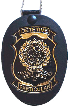 distintivo detetive particular Mato Grosso