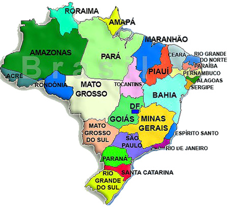 mapa Brasil